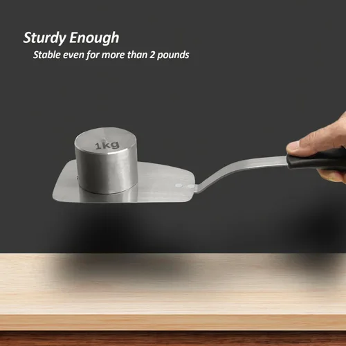 Vista 7 de Espátula flexible de acero inoxidable, volteador de metal fino