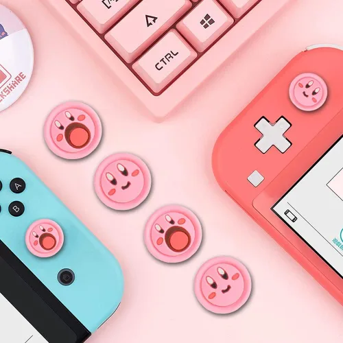 Vista 27 de PERFECTSIGHT Juego de 4 fundas para palanca de mando para Switch Lite/OLED, para Nintendo Switch, para Switch Lite/OLED, cubierta de botón analógica