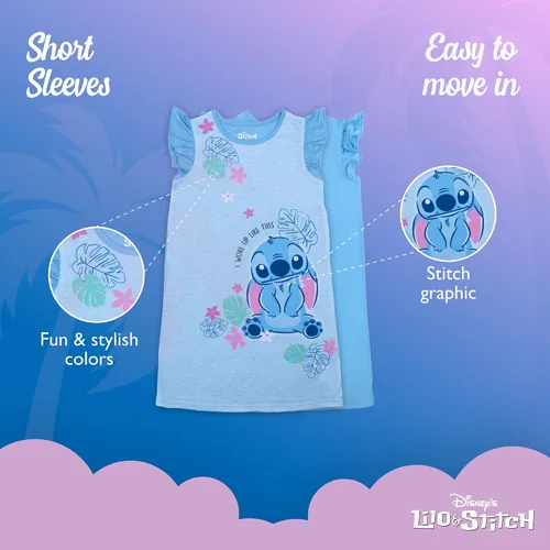 Vista 3 de Disney Frozen - Pijama de algodón para niña (4 piezas)