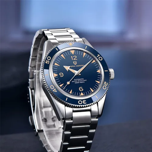 Vista 4 de Mens Watches Pagani Design Watches for Men Automatic Business Mens Watch with NH35 Movement 41MM Sapphire Glass Waterproof Wrist Watch Stainless