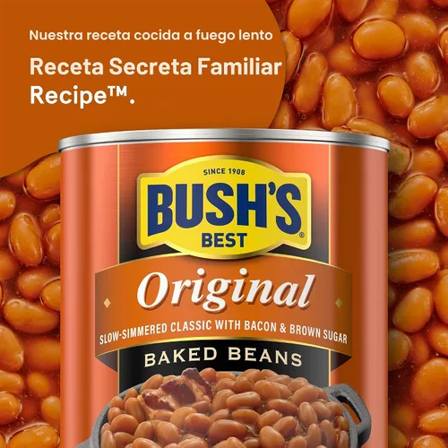 Vista 4 de Bush's Best Frijoles horneados originales, 16 onzas, (paquete de 12)