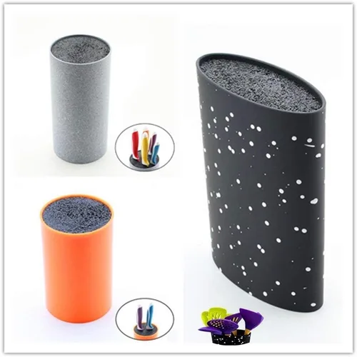 Vista 7 de Soporte universal para cuchillos con inserto de nailon de alta calidad, soporte para utensilios de cocina, perfecto para cuchillos de cerámica