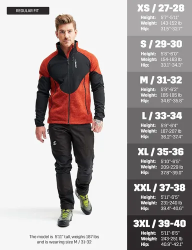Vista 2 de RevolutionRace Pantalones Nordwand Pro para hombre, pantalones duraderos y ventilados para todas las actividades al aire libre