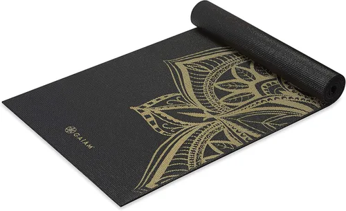 Vista 8 de Gaiam - Alfombrilla de yoga, 6 mm, extra gruesa, antideslizante, de primera calidad, para todo tipo de yoga, pilates y ejercicios en el suelo