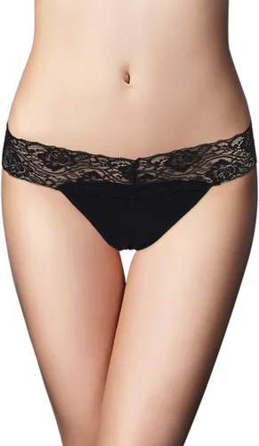 Vista 2 de 20 Pack Womens Lace Thongs Underwear Seamless T Back Low Waist See Through Panties