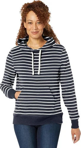 Vista 2 de Tienda Essentials - Sudadera con capucha de vellón de tela de toalla para mujer (disponible en tallas extragrandes)