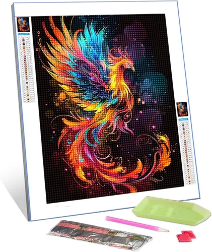 Vista 18 de Kits de pintura de diamantes 5D para adultos, Terror Girl Taladro completo, punto de cruz de diamante redondo, no hables, pintura de diamantes por
