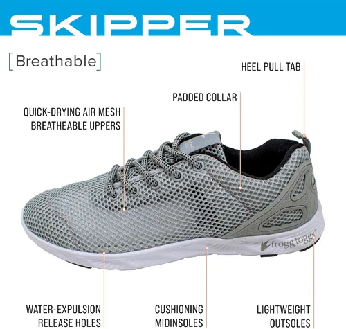 Vista 2 de FROGG TOGGS Skipper Premium - Zapatos deportivos de secado rápido para mujer