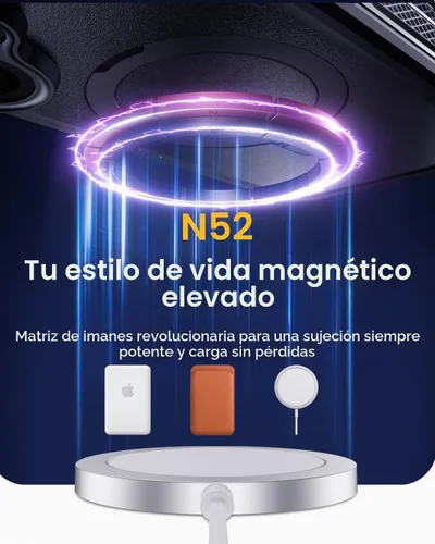 Vista 3 de Lanhiem Funda magnética impermeable para iPhone 17, a prueba de polvo, protector de pantalla integrado, [compatible con MagSafe] [Soporte invisible]
