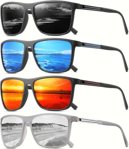 Vista 18 de Gafas de sol polarizadas para hombre, clásicas, ligeras, para conducir, pesca, golf, sol, protección UV
