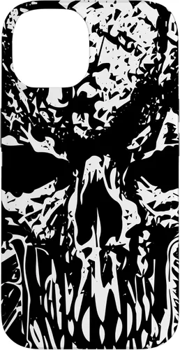 Vista 4 de Grindcore Occult Horror Skull Art Death Metal Thrash Metal Case for iPhone 16