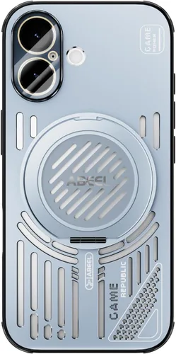 Vista 90 de Dteck Funda para iPhone 16 de 6.1 pulgadas 2024, funda de piel sintética con cierre de botón magnético, ranuras para tarjetas de crédito, función