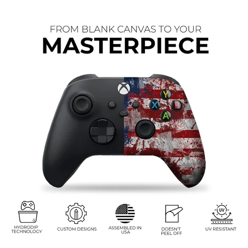 Vista 3 de Original X-box Wireless Controller Special Edition Customized by DreamController Compatible with X-box One SX-box Series XS & Windows 10 Made with