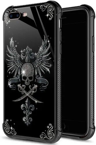 Vista 41 de ZHEGAILIAN Funda para iPhone 7/8 Plus, protección de grado militar, esquinas a prueba de golpes, funda antiarañazos para iPhone 7/8 Plus, girasol