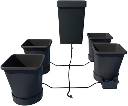 Vista 5 de AutoPot Sistema de 12 ollas XL con macetas de plástico de 6.6 galones y FlexiTank de 60 galones, sistema hidropónico de riego automático alimentado