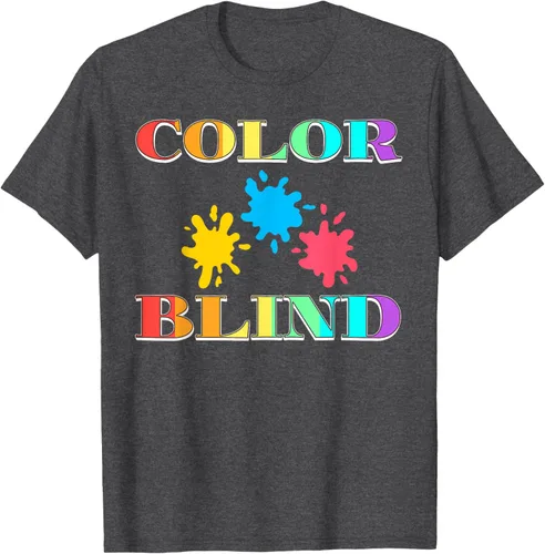 Vista 22 de Color Blind Camiseta Test Funny Glasses Visions