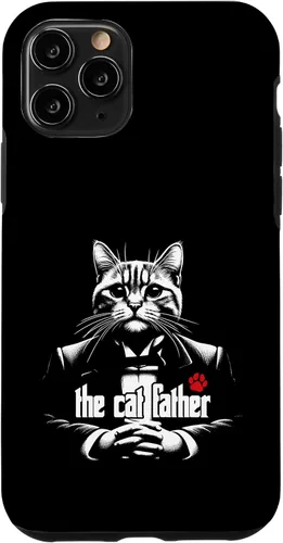 Vista 29 de The Catfather Fathersday Funny Gifts Best Birthday Cat Dad Case for iPhone 16