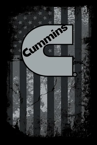 Vista 5 de JH DESIGN GROUP Cummins Diesel - Sudadera con capucha para hombre, diseño de bandera americana, color negro