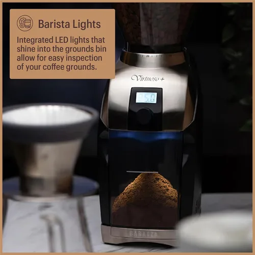 Vista 9 de Baratza Virtuoso+ Molinillo de café ZCG587BLK, Negro
