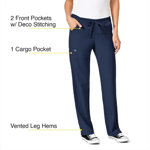 Vista 2 de WonderWink Pantalón con cordón para mujer