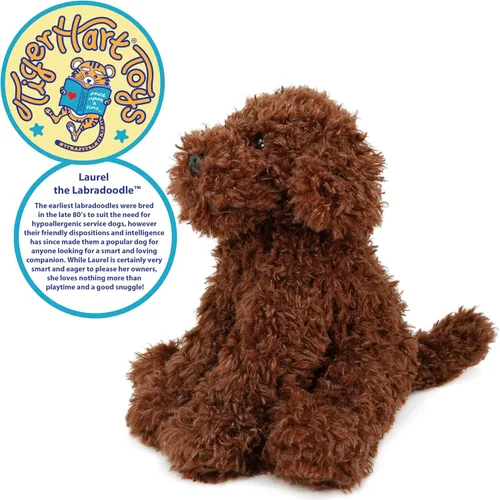 Vista 4 de TigerHart Laurel La Labradoodle - Peluche de 12 pulgadas / 30.48 cm de felpa