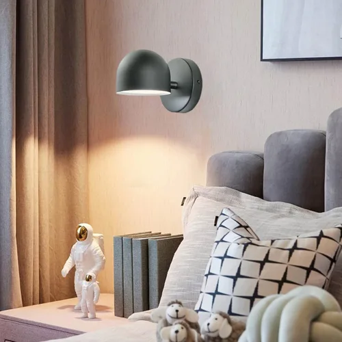 Vista 7 de Kawell Apliques de pared LED sensibles al tacto, atenuación continua, lámpara de pared LED de rotación de 350°, lámpara de pared LED de lectura