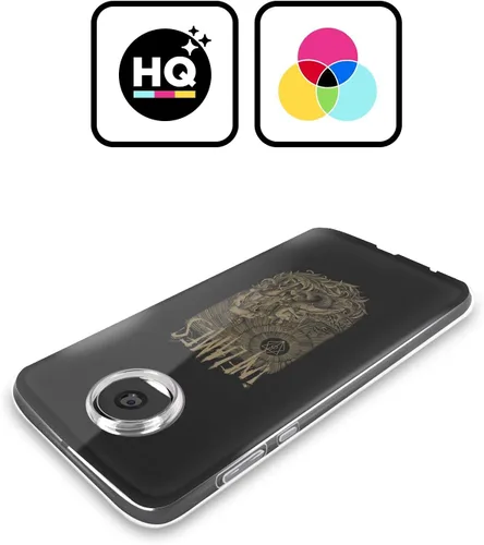 Vista 2 de Head Case Designs Officially Licensed in Flames Adventures Metal Grunge Soft Gel Case Compatible with Moto E7 Power/Moto E7i Power