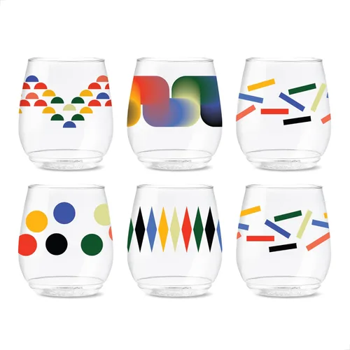Vista 24 de TOSSWARE POP - Juego de 6 copas de champán con estampado de flauta de 9 onzas, de alta calidad, reciclables, irrompibles y de plástico transparente