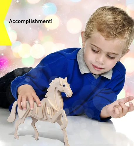 Vista 6 de Rompecabezas 3D - Caballo