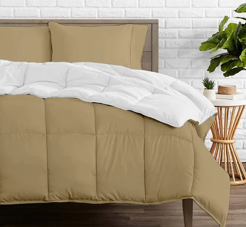 Vista 27 de Edredón reversible – Lujoso para todas las estaciones – 100% algodón orgánico tamaño individual XL de 68 x 92 pulgadas, 1 edredón alternativo
