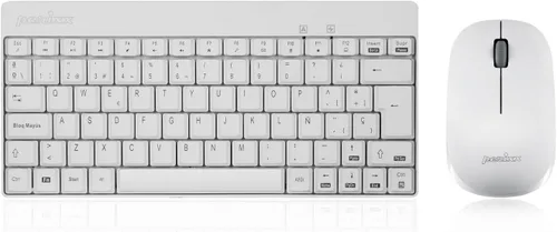 Vista 9 de Perixx PERIDUO-212 ES Teclado y ratón pequeños con Cable, 12 Teclas Multimedia, Negro, Configuración Española