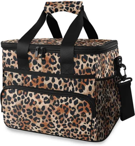 Vista 12 de ALAZA Sugar Skull Floral The Day of Dead - Bolsa de picnic aislada grande para adultos, hombres y mujeres