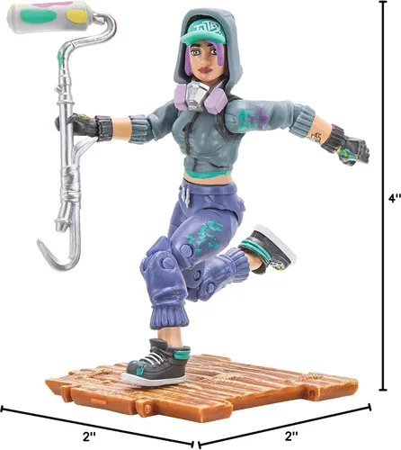 Vista 7 de Jazwares Fortnite Solo Mode - Paquete de figuras de núcleo, Teknique