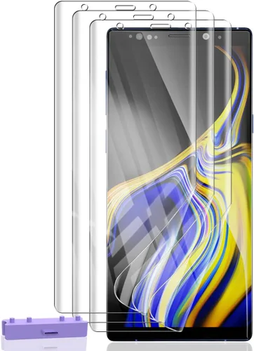 Vista 10 de 1 protector de pantalla de vidrio templado compatible con Nintendo Switch 2, dureza 9H, arañazos, película transparente HD, fácil de instalar