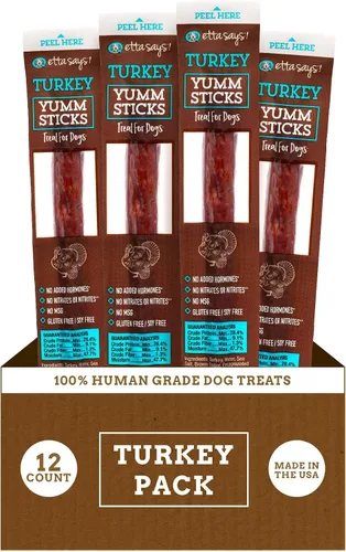 Vista 10 de etta says! Yumm Sticks, paquete variado de golosinas de carne seca