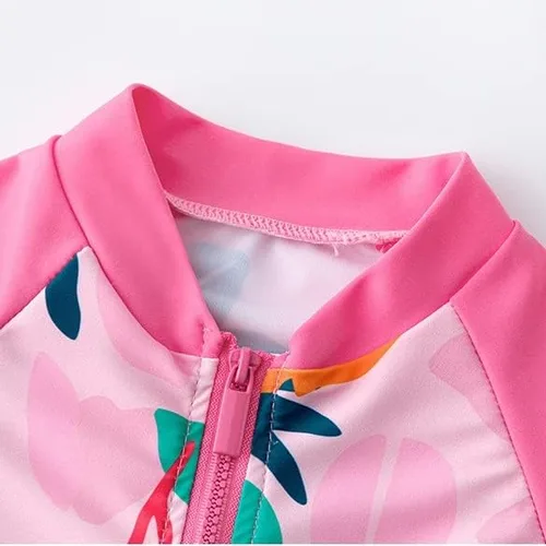Vista 4 de WXBDD - Traje de baño para niña de 2 a 11 años, falda para niños, lindos trajes de baño de dibujos animados para bebé, ropa de playa
