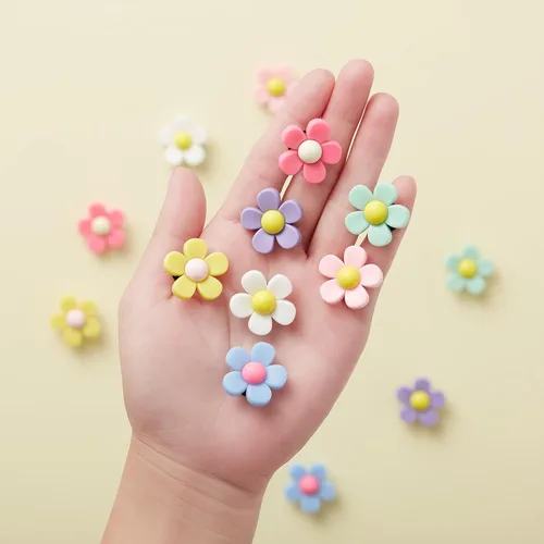 Vista 3 de Flower Croc Charms for Girls, Cute Flower Shoe Charms Daisy Croc Charms Shoe Decoration Charms for Women, Teens and Kids