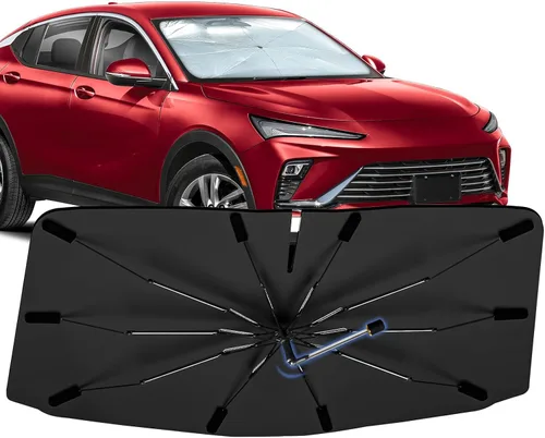 Vista 93 de Sombrilla Parasol para Parabrisas para Mazda 3 2014-2026, Parasol Plegable para Coche para Ventana Delantera, Visera Protectora Solar Altamente
