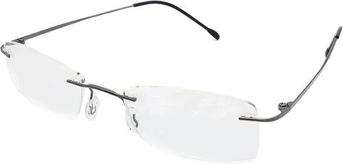 Vista 7 de Paquete de 3 lentes de lectura sin montura a prueba de luz azul, para mujeres y hombres, filtro antideslumbrante, anteojos ligeros