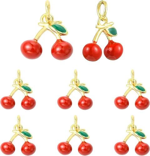 Vista 8 de Stiesy Dijes de latón dorado para hacer joyas, colgantes a granel para collares, pulseras, aretes, manualidades, Vidrio, Sin piedra preciosa