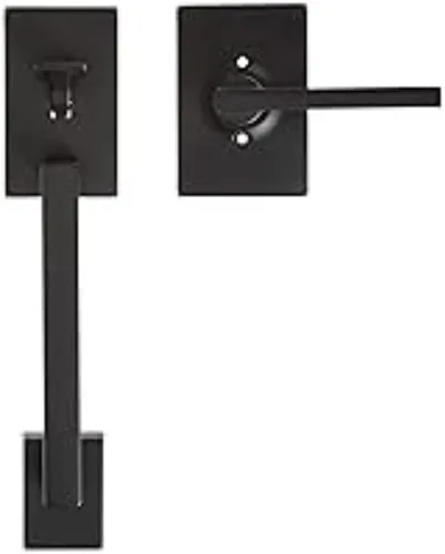 Vista 7 de Schlage Encode Cerradura inteligente Wi-Fi con juego de manijas Century para puerta de entrada, Negro Mate