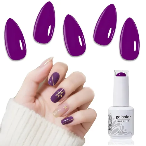 Vista 58 de Arte Clavo Pearlescent Nude Gel Nail Polish 15ml - HEMA Free Soak off UV LED Nail Gel for Manicure, DIY Nail Art, Home Salon Use 11029