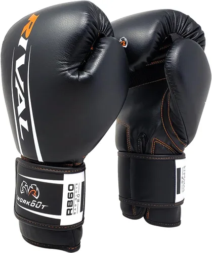 Vista 3 de RIVAL Boxing RB60 2.0 - Guantes para bolsa de entrenamiento, cierre de velcro – Palma de malla transpirable, forro interior suave y ajuste