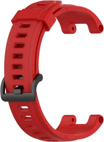Vista 3 de 200 unidades compatibles con Amazfit T-Rex Band, correa de repuesto de silicona clásica compatible con Amazfit T-Rex Smartwatch (rojo)