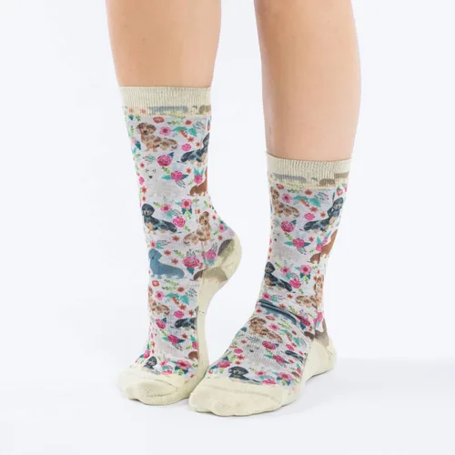 Vista 3 de Good Luck Sock Calcetines de perro para mujer, adulto