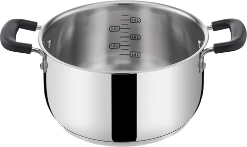 Vista 3 de Lagostina Práctico juego de utensilios de cocina de inducción, gris, 13 piezas, acero 18/10