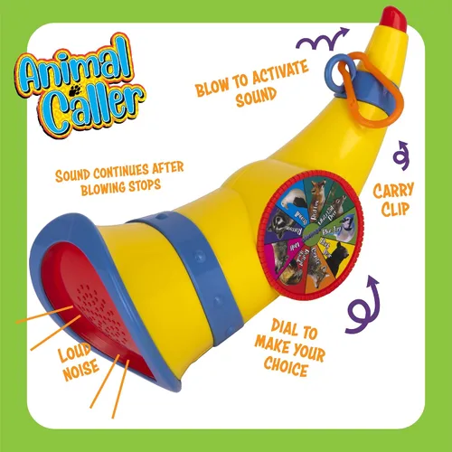 Vista 6 de Wildlings - Llamador de animales para niños, juguete al aire libre para niños de 3, 4, 5, 6, 7 años, regalo de cumpleaños con 9 sonidos de animales