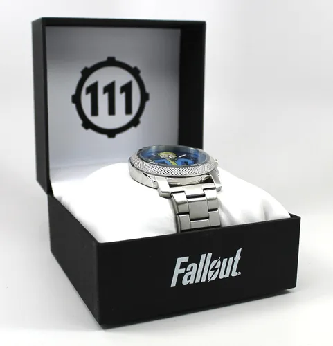 Vista 5 de Fallout reloj de acero inoxidable para hombre (FOT8004)
