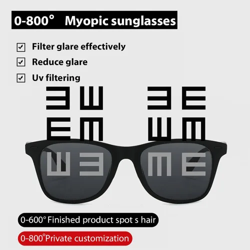 Vista 3 de Gafas ligeras miopes para miopes **Estas no son gafas de lectura** Lente gris sol