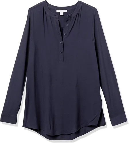 Vista 6 de Tienda Essentials - Blusa tejida de manga larga para mujer